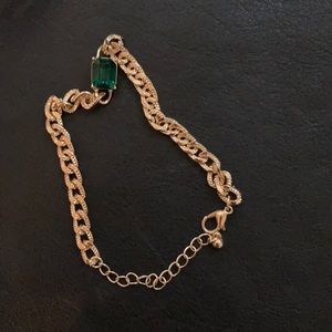 Vintage May birthstone bracelet